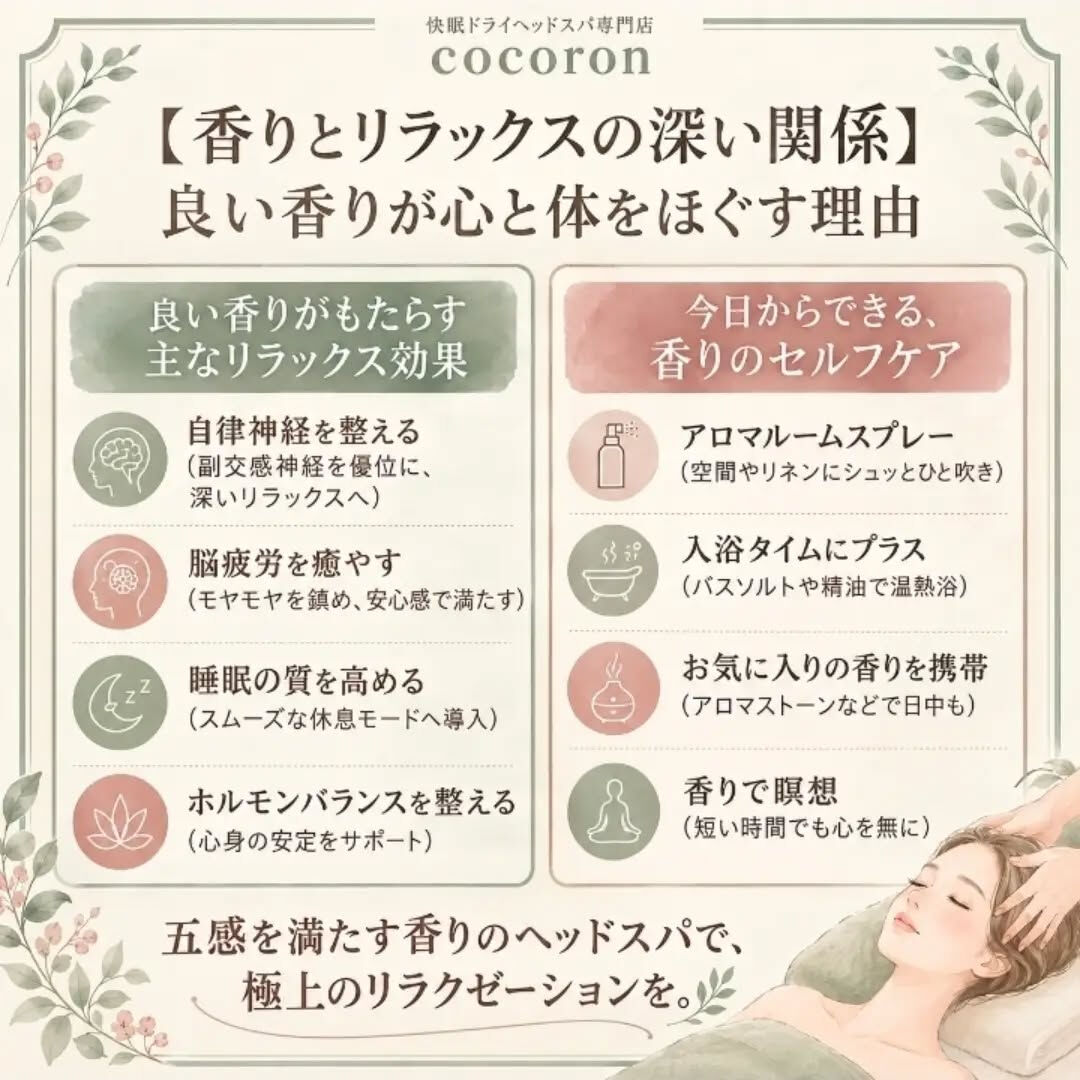 心地よい香りに包まれて✨